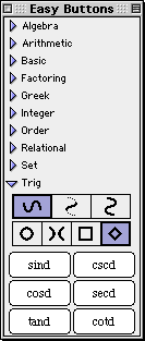 Trig Easy Buttons - Diamond Functions